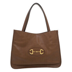 Gucci Horsebit 1955 Tote Bag GG canvas leather Brown
